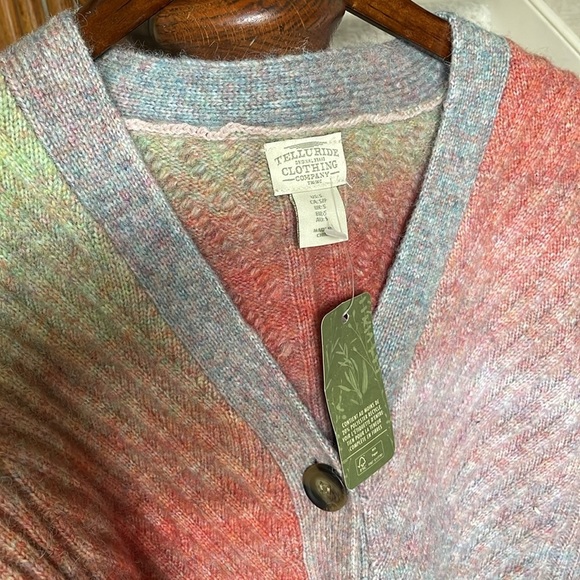 Telluride Clothing Company Multicolor Ombre Women's Wool Sweater - Picture 3 of 8